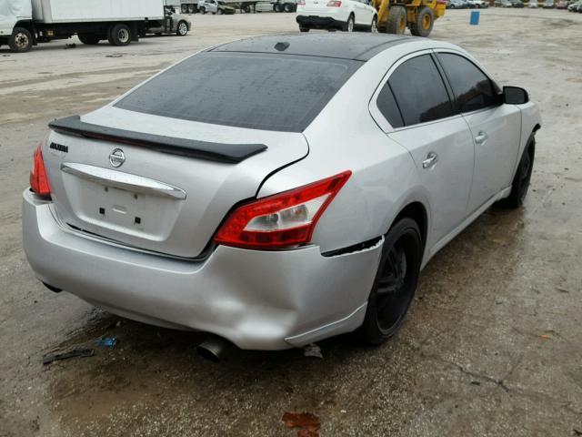 1N4AA5AP7AC828997 - 2010 NISSAN MAXIMA S SILVER photo 4