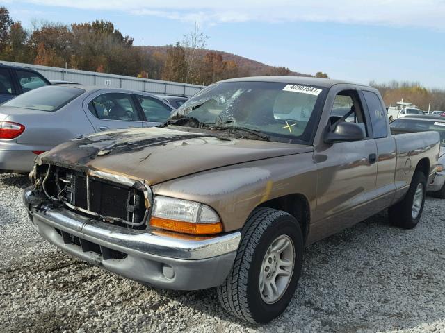 1B7GL22XX1S146200 - 2001 DODGE DAKOTA BURN photo 2