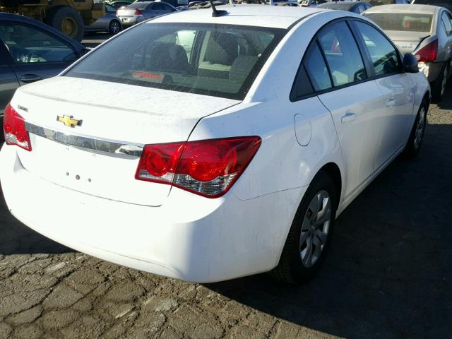 1G1PA5SH9E7400464 - 2014 CHEVROLET CRUZE LS WHITE photo 4