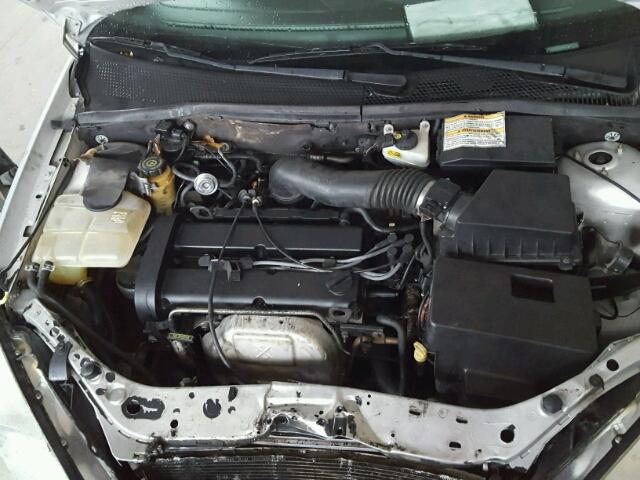 1FAFP36381W343278 - 2001 FORD FOCUS SE SILVER photo 7