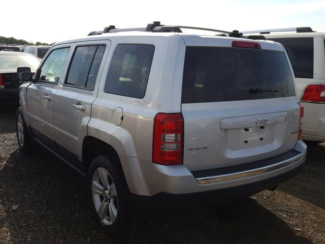 1C4NJRCB6ED560772 - 2014 JEEP PATRIOT LI SILVER photo 3