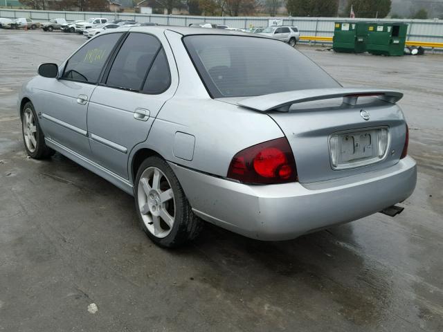 3N1AB51D14L487962 - 2004 NISSAN SENTRA SE- SILVER photo 3