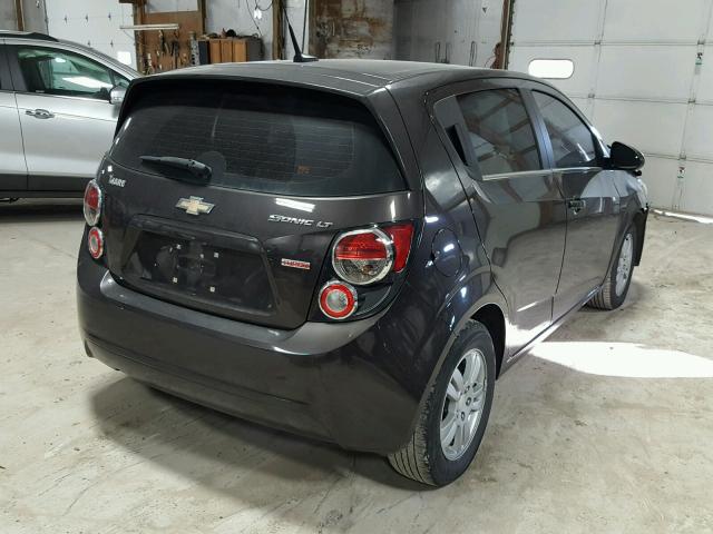 1G1JC6SB1D4232319 - 2013 CHEVROLET SONIC LT CHARCOAL photo 4