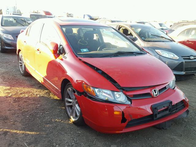 2HGFA55528H701785 - 2008 HONDA CIVIC SI RED photo 1