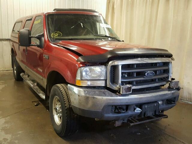 1FTSW31P53EC50586 - 2003 FORD F350 SRW S RED photo 1