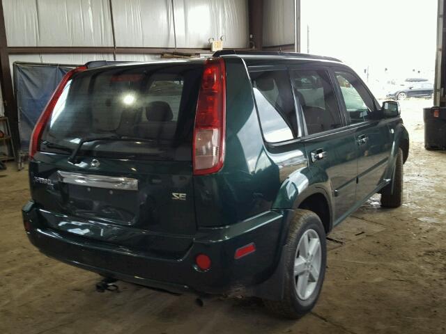 JN8BT08V86W202112 - 2006 NISSAN X-TRAIL XE GREEN photo 4