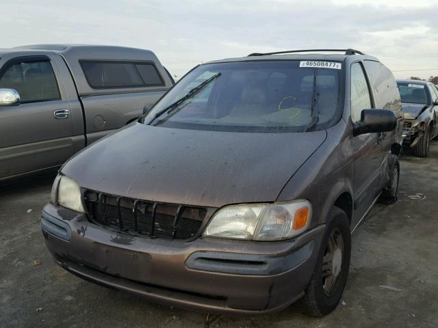 1GNDX03E9YD214002 - 2000 CHEVROLET VENTURE BROWN photo 2