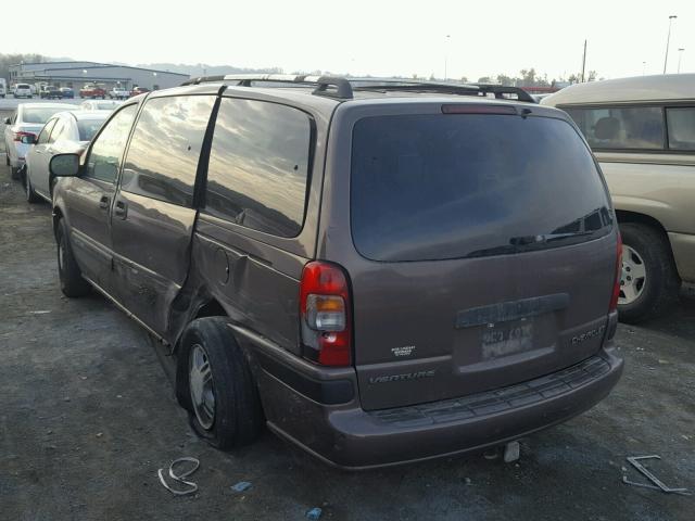 1GNDX03E9YD214002 - 2000 CHEVROLET VENTURE BROWN photo 3