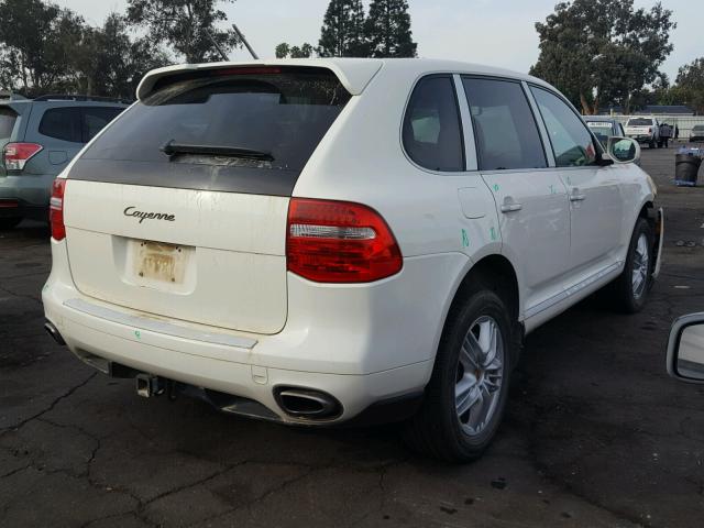 WP1AA29P48LA23593 - 2008 PORSCHE CAYENNE WHITE photo 4