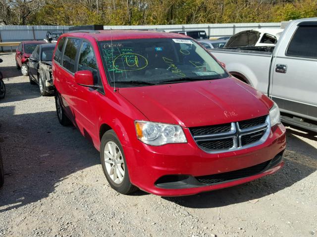 2C4RDGCG4DR686617 - 2013 DODGE GRAND CARA RED photo 1