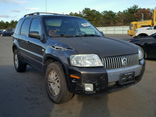 4M2YU56106DJ07095 - 2006 MERCURY MARINER BLACK photo 1