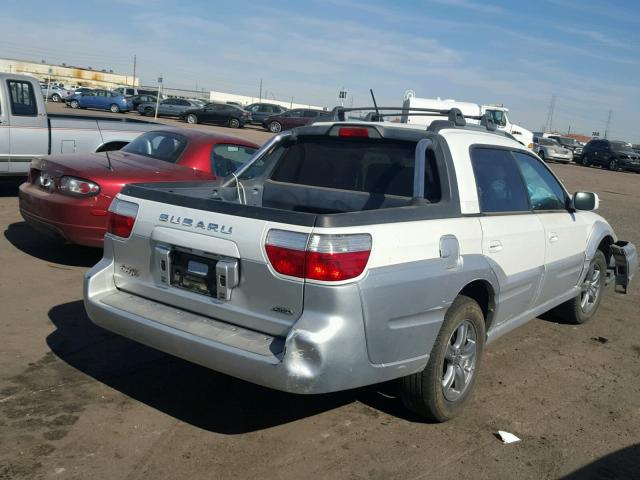 4S4BT63CX56104777 - 2005 SUBARU BAJA TURBO TWO TONE photo 4