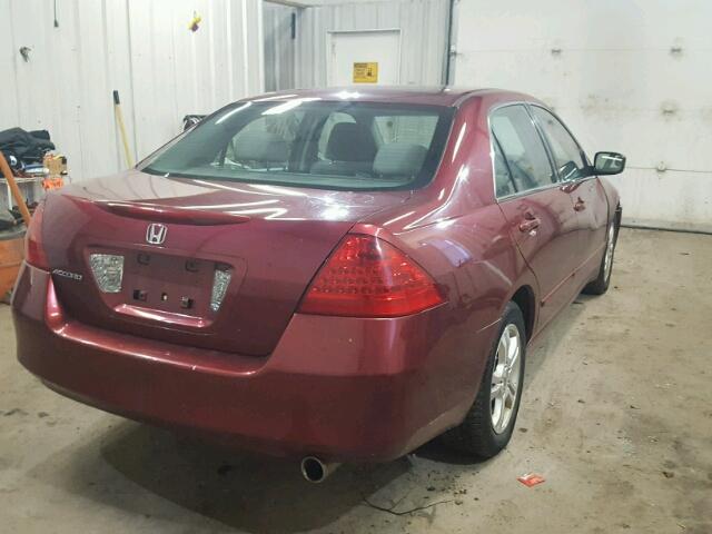 1HGCM56716A161741 - 2006 HONDA ACCORD EX 栗色 照片 4