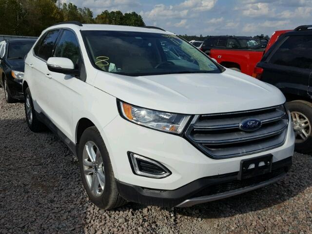 2FMTK3J96FBC39013 - 2015 FORD EDGE SEL WHITE photo 1