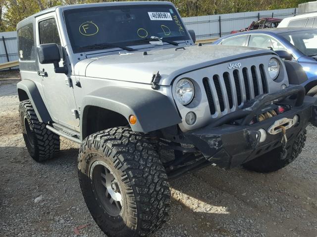 1C4AJWAG6FL761316 - 2015 JEEP WRANGLER S SILVER photo 1