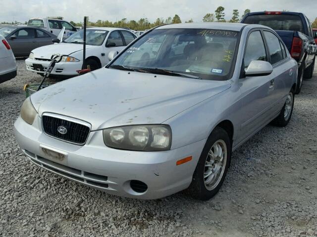 KMHDN45D23U627586 - 2003 HYUNDAI ELANTRA GL SILVER photo 2