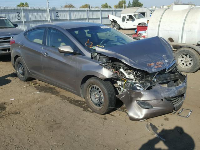 5NPDH4AE6DH194506 - 2013 HYUNDAI ELANTRA GL BROWN photo 1