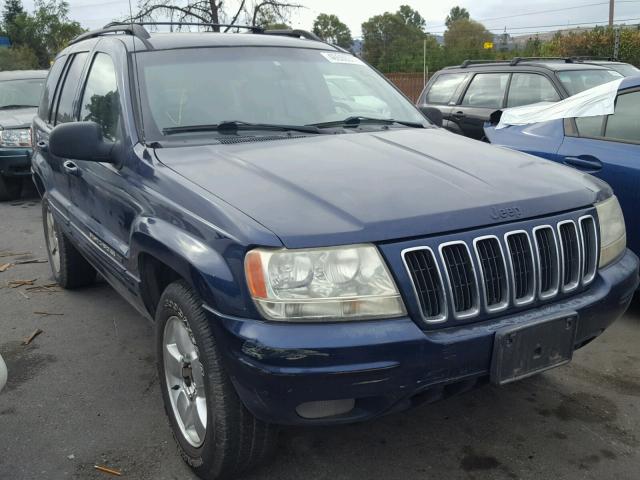 1J4GW58N71C543382 - 2001 JEEP GRAND CHER BLUE photo 1