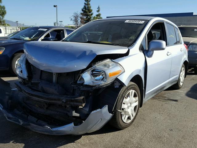 3N1BC1CPXCL360854 - 2012 NISSAN VERSA S BLUE photo 2