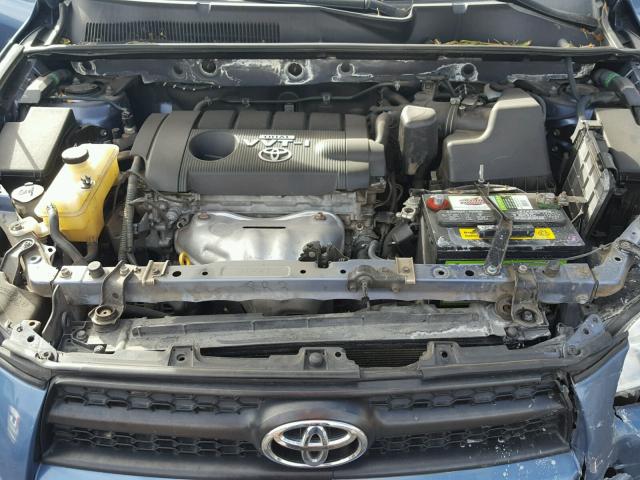 2T3ZF33V89W013957 - 2009 TOYOTA RAV4 BLUE photo 7