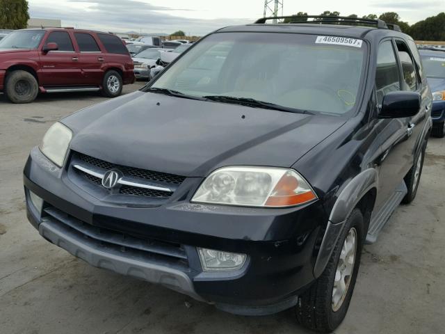 2HNYD18612H510520 - 2002 ACURA MDX BLACK photo 2