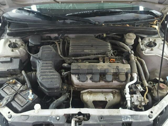 2HGES16535H536194 - 2005 HONDA CIVIC LX GRAY photo 7