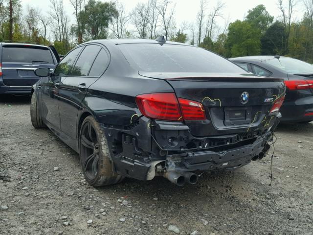 WBSFV9C56DC772670 - 2013 BMW M5 BLACK photo 3