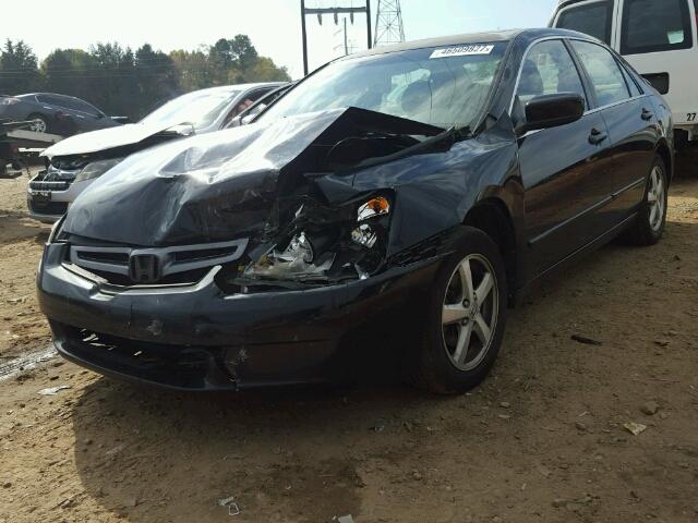 1HGCM56854A004154 - 2004 HONDA ACCORD EX BLACK photo 2