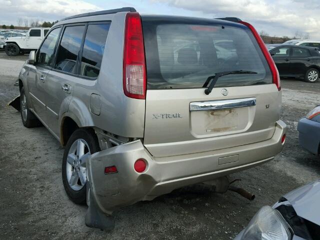 JN8BT08VX5W104214 - 2005 NISSAN X-TRAIL XE BEIGE photo 3