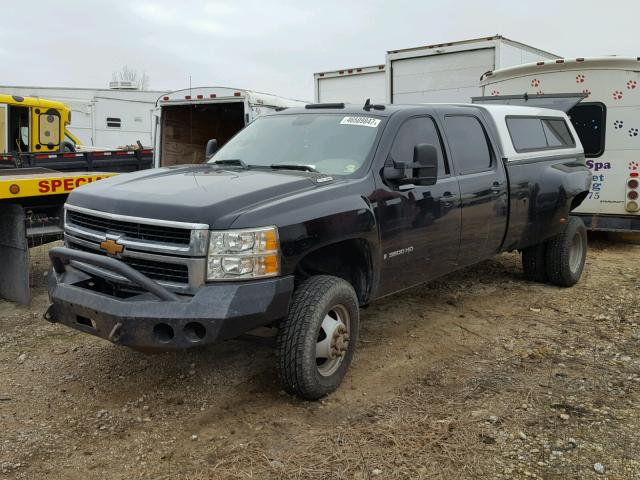 1GCJK33628F175889 - 2008 CHEVROLET SILVERADO BLACK photo 2