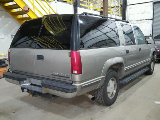 1GNFK16R0XJ303534 - 1999 CHEVROLET SUBURBAN BEIGE photo 4