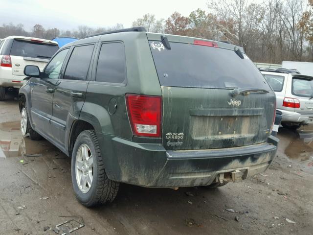 1J8HR48P77C509229 - 2007 JEEP GRAND CHER GREEN photo 3