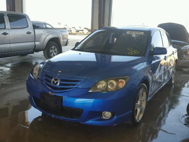 JM1BK343441200081 - 2004 MAZDA 3 HATCHBAC BLUE photo 2