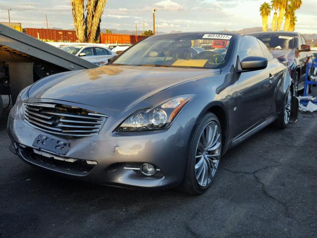 JN1CV6FE6FM810287 - 2015 INFINITI Q60 BASE GRAY photo 2