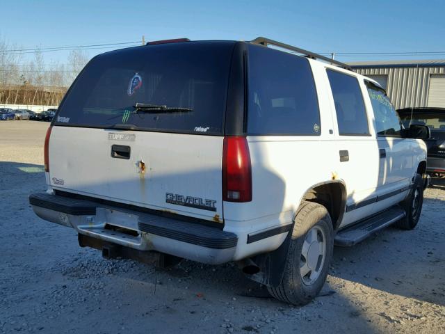 1GNEK13R7XJ408801 - 1999 CHEVROLET TAHOE WHITE photo 4