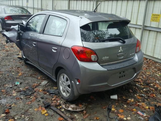 ML32A4HJXFH037774 - 2015 MITSUBISHI MIRAGE ES GRAY photo 3