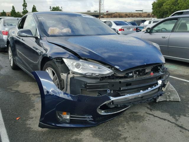 5YJSA1CG4DFP20400 - 2013 TESLA MODEL S BLUE photo 1