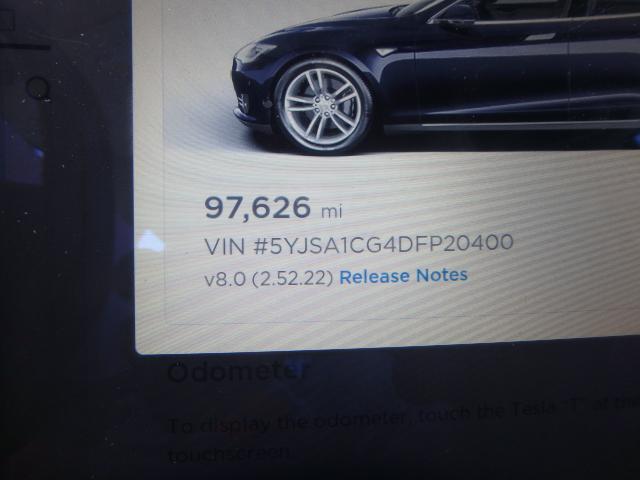 5YJSA1CG4DFP20400 - 2013 TESLA MODEL S BLUE photo 10