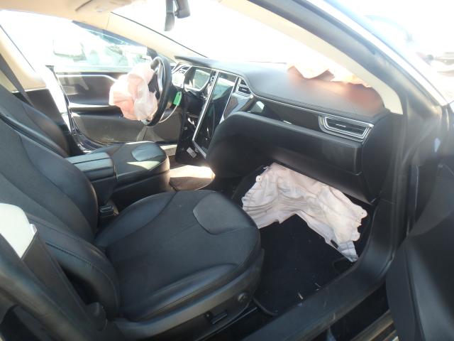 5YJSA1CG4DFP20400 - 2013 TESLA MODEL S BLUE photo 5