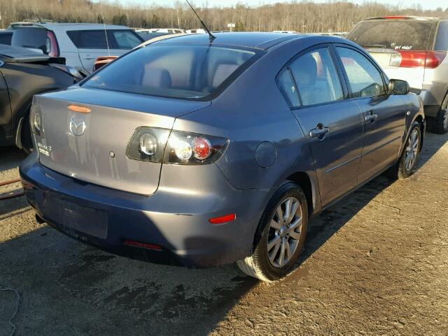 JM1BK12F771600755 - 2007 MAZDA 3 I GRAY photo 4