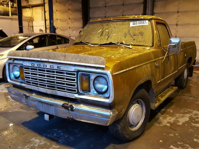 D24BJ8S313434 - 1978 DODGE 15 CLUB CC BROWN photo 2