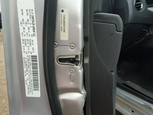 1C4NJCBB3CD724085 - 2012 JEEP COMPASS SP ვერცხლისფერი ფოტო 10