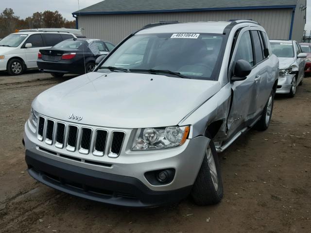 1C4NJCBB3CD724085 - 2012 JEEP COMPASS SP SILVER photo 2