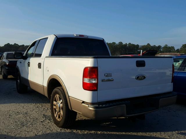 1FTPW12584KD77729 - 2004 FORD F150 SUPER WHITE photo 3