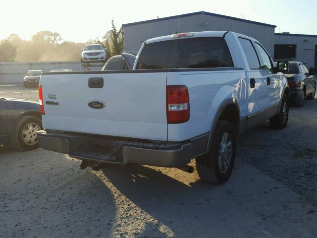 1FTPW12584KD77729 - 2004 FORD F150 SUPER WHITE photo 4