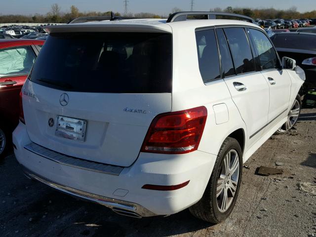 WDCGG8JB3FG360625 - 2015 MERCEDES-BENZ GLK 350 4M WHITE photo 4