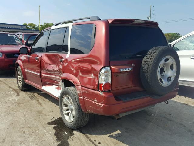 JS3TX92V144108004 - 2004 SUZUKI XL7 EX RED photo 3