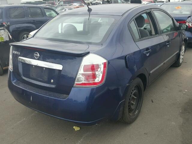 3N1AB6AP5CL692411 - 2012 NISSAN SENTRA 2.0 BLUE photo 4