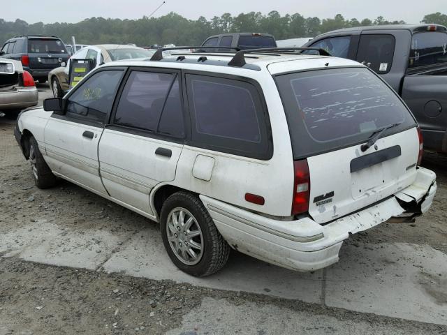 3MAPM15J8PR642468 - 1993 MERCURY TRACER WHITE photo 3