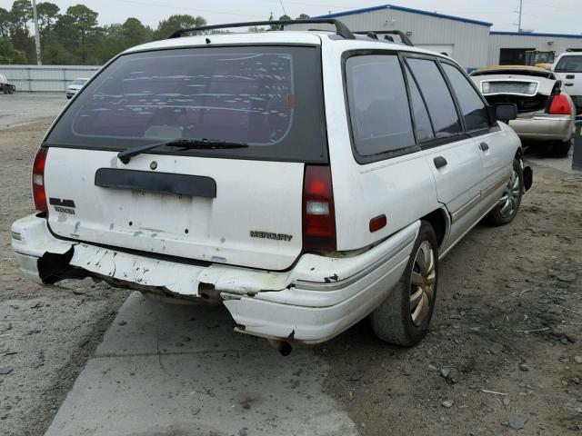 3MAPM15J8PR642468 - 1993 MERCURY TRACER WHITE photo 4